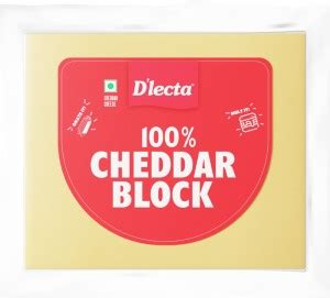 Dlecta 100% Cheddar cheese Block Price in India - Buy Dlecta 100% ...