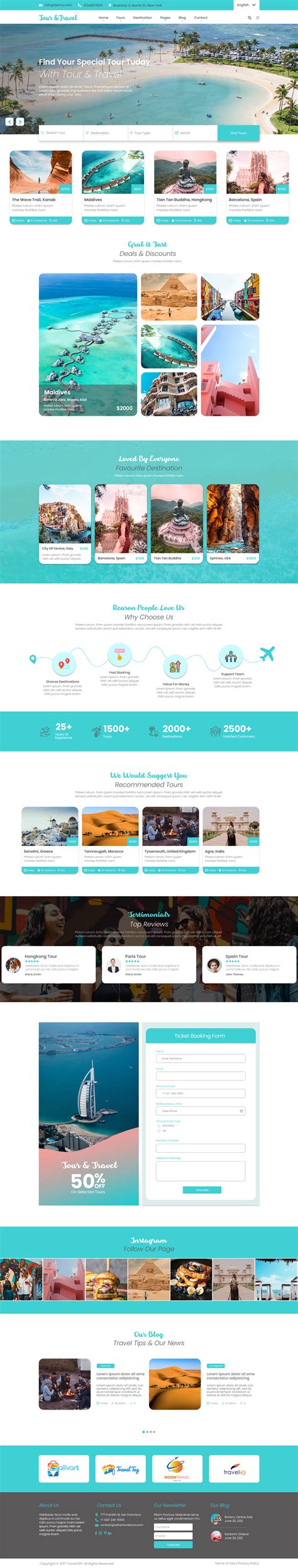 Travel Booking WordPress Theme Create A Booking Website – Misbah WP