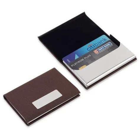 Visiting Card Holder - Vertical Brown Card Holder Trader - Wholesaler ...