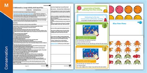 EYFS Maths Collecting Pom-Poms Adult Input Plan & Resources