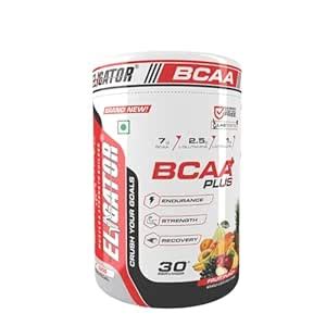 Eligator BCAA PLUS Amino Acid Pre workout Supplement Powder 100% BCAA ...