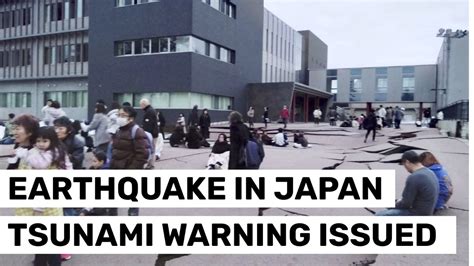 Video: The moment mega 7.6 magnitude earthquake left Japan shaking ...