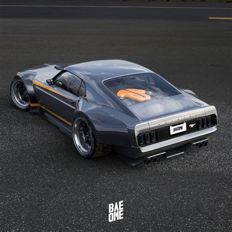 Mid-Engined Ford Mustang Boss 302 "Super Pony" Looks Sharp - autoevolution
