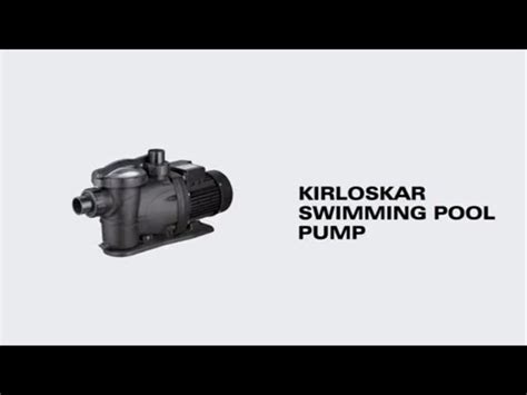 Swimming Pool Pump - Kirloskar Swimming Pool Pumps - KPP Series Trader ...