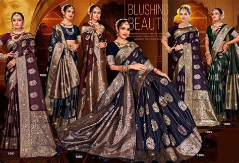 Saroj Gangavati Satin Silk Vol 1 Festive Wear Saree Collection