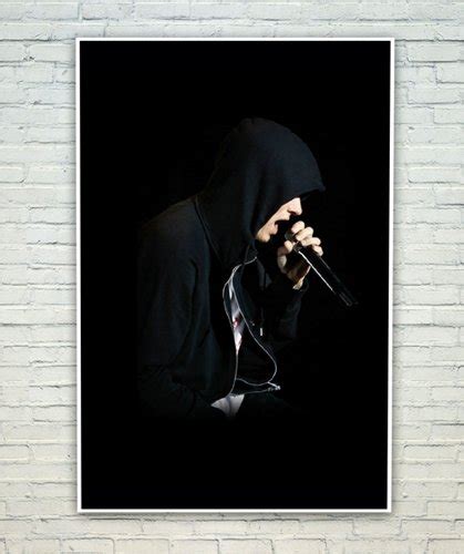 Posterskart Eminem Rap God Dark Poster for Room 300 GSM Matte Finish ...