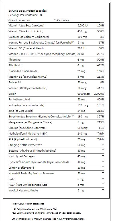 1st phorm hair skin nail essentials natural collagen | Ubuy India