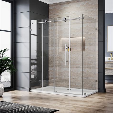 Frameless Sliding Shower Door Frameless Bathtub Sliding Shower Door 60