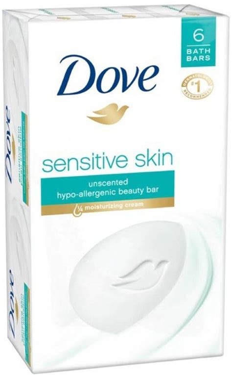 DOVE Sensitive Skin Unscented Beauty Bar Soap - Price in India, Buy ...