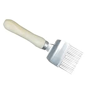 Rare Stainless Steel Tines Uncapping Fork Tool with Wooden Handle ...