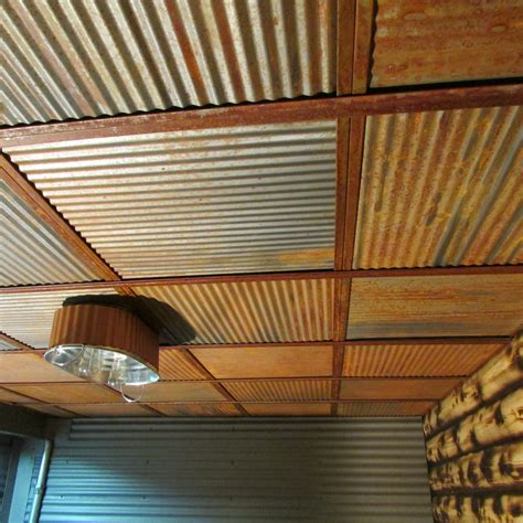 Corrugated Metal Ceiling Tiles – DakotaTin By Rusher Products, LLC