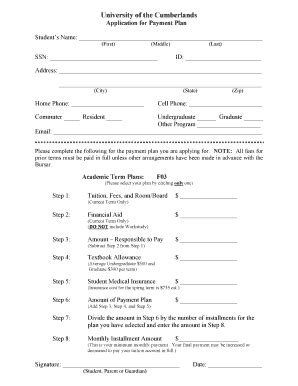 Fillable Online ucumberlands Download a Printable Application ...