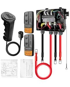 GMURA Pre-Wired Winch Control Box Kit, 12V 500A Winch Solenoid ...