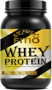 FITIO Nutrition Protein Plus Body Building Gym Supplement Mango Whey ...