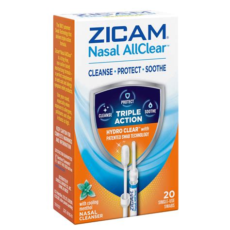 Buy Zicam Nasal AllClear Triple Action Nasal Cleanser with Cooling ...
