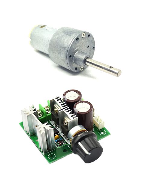 Buy INVENTO 1pcs 12v 10 Kg-cm 60 RPM Side Shaft High Torque Geared DC ...