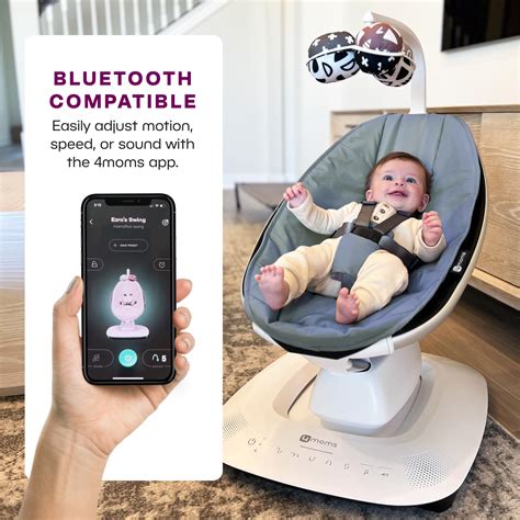 4moms MamaRoo Multi-Motion Baby Swing, Bluetooth Enabled with 5 Unique ...