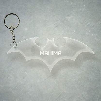 SY Gifts Batman Logo Desigh With Mahima Name Key Chain Price in India ...