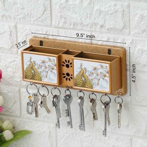 DivineCrafts Beautiful Printed Radha-Krishna Two pocket Plastic Key ...