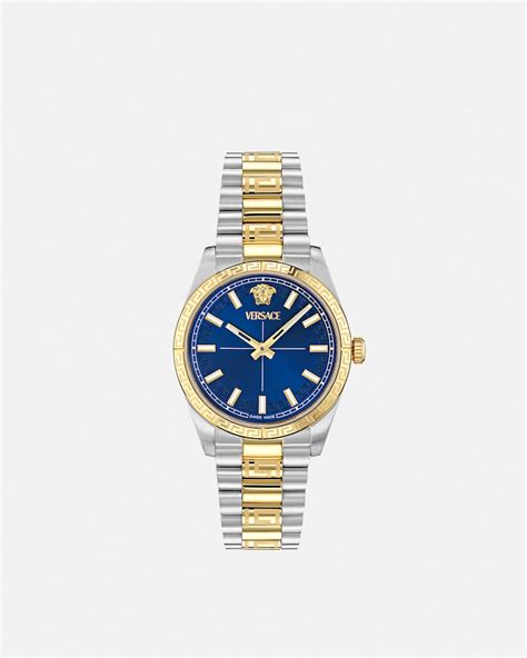 Versace Millenyium Lady Watch Blue,Silver | VERSACE UK