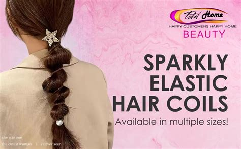 4pcs Set Sparkling Rhinestone Star Hair Ties - Durable, High Elasticity ...