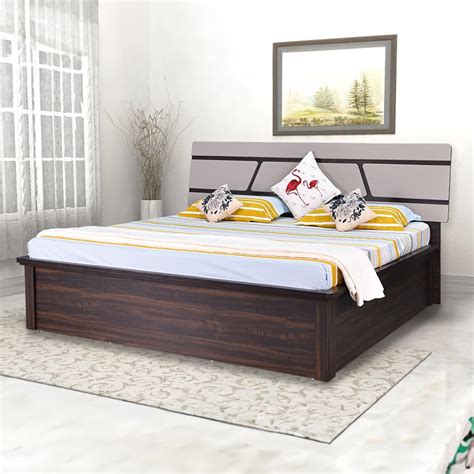 Royaloak Sepang Malaysian King Bed with Hydraulic Storage | Hdf with ...