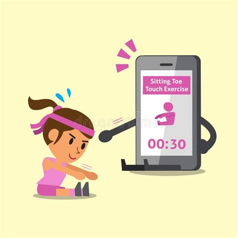 Image result for Toe Touch Exercise Cartoon