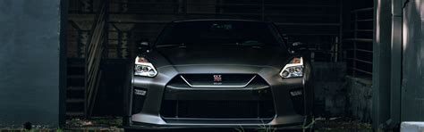 Download wallpaper Nissan, Front, R35, Face, Nissan GTR, Sight, section ...