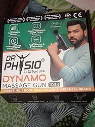 Dr Physio USA Dynamo Percussion Gun Massager for Full Body Pain Relief ...