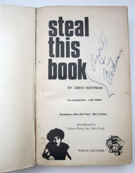 Steal this Book by Abbie Hoffman: Good Soft cover (1971) 1st Edition ...