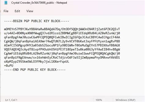 Image result for PGP Key Example