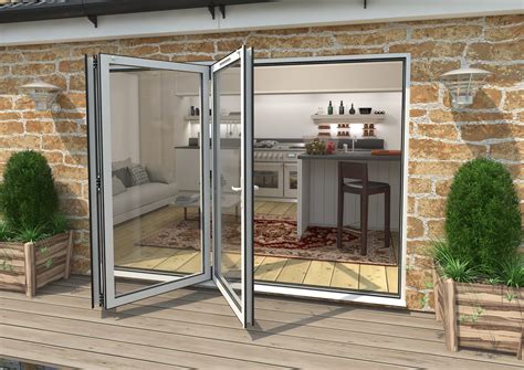 Part Q 3000mm White Aluminium Bifold Doors - 3 Left at Vivid Doors
