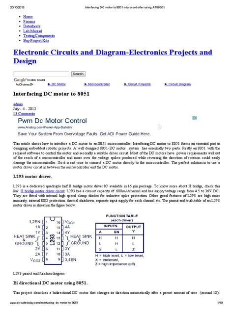 Image result for DC Motor Using 8051 Using Proteus