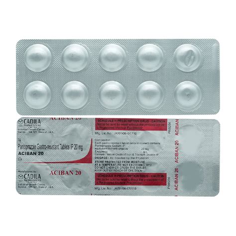 Aciban 20mg Tablet | Uses, Side Effects, Price | Apollo Pharmacy
