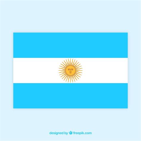 Argentina flag background | Free Vector