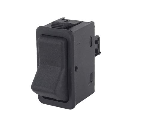 Uno Minda Sw-0946D Piano Switch - Plain Black- 2 Position- On/Off ...