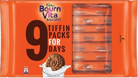 Buy CADBURY BOURNVITA BISCUITS - TIFFIN PACK 250 G (WITH 9 FLOW PACKS ...