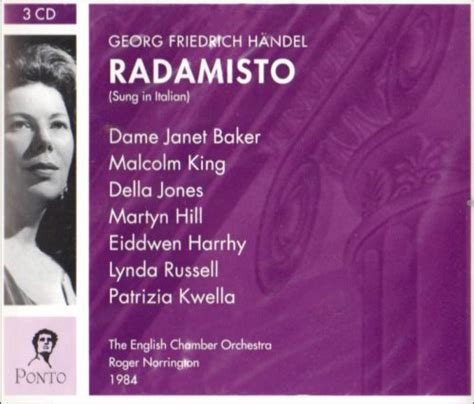 Handel: Radamisto: Baker, King, Norrington: Amazon.in: Music}
