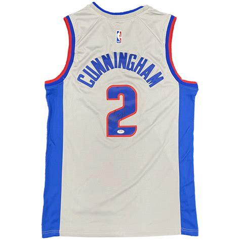 Basketball - Cade Cunningham Signed & Framed Detroit Pistons Jersey ...