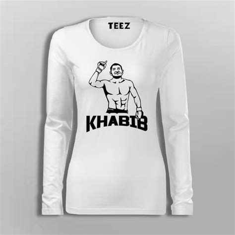 Khabib Logo Full Sleeve T-Shirt For Women Online