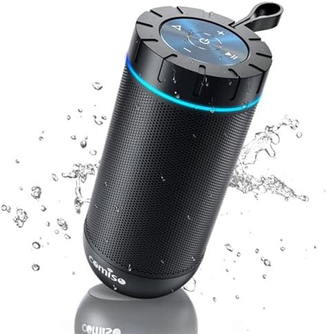 Portable Bluetooth Speaker, IPX5 Waterproof Shower Speaker with 360° HD ...