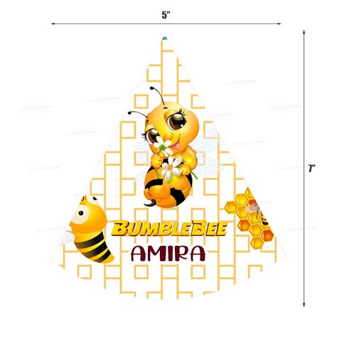 Bumble Bee Personalized Theme Hat | Party supplies online – Party ...