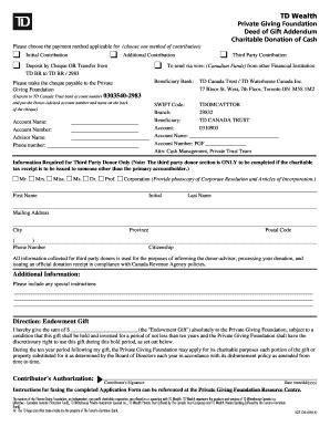 Fillable Online Deed of Gift Addendum Fax Email Print - pdfFiller