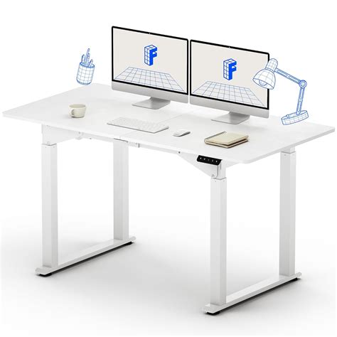 FLEXISPOT QS 4 Legs Dual Motors Electric Standing Desk 140 * 70cm ...