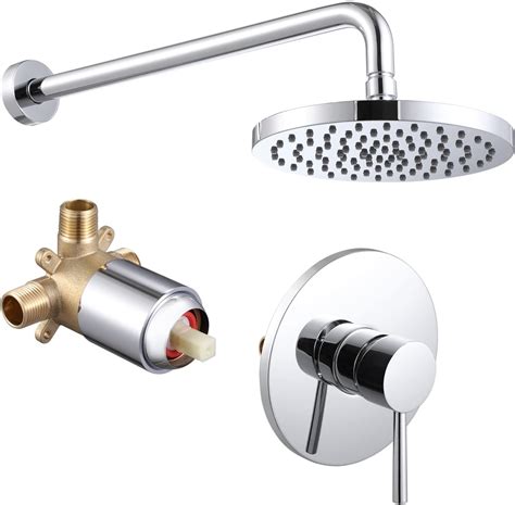 Buy KES Shower Valve and Trim Kit Rain Shower Head Shower Faucet Set ...