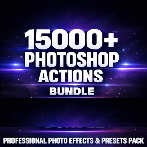 15000 Photoshop Actions Bundle | Pro Photo Effects & Presets Pack - Etsy UK
