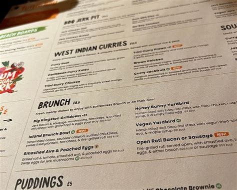 TURTLE BAY BRINDLEYPLACE BIRMINGHAM - Menu, Prices & Restaurant Reviews ...