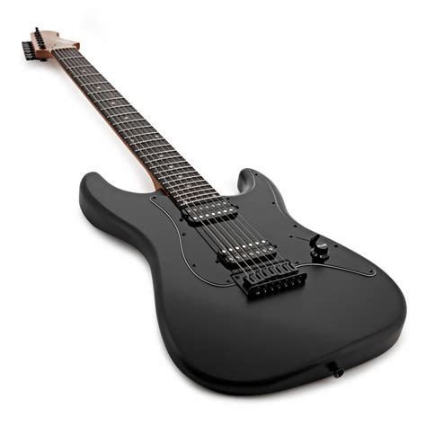 JET Guitars JS-400 7-String Rosewood, Matte Black at Gear4music