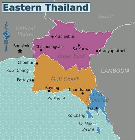 File:Eastern thailand regions map.png - Wikitravel