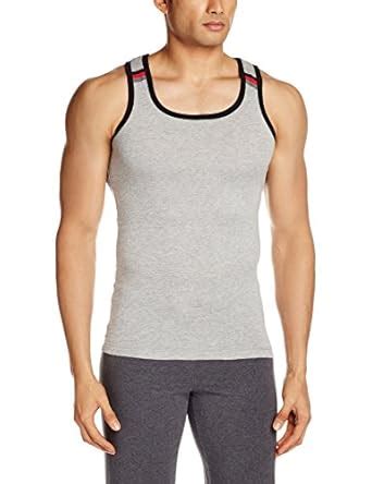 Buy Chromozome Men's Cotton Vest (TE-02_TE02_Grey_L) at Amazon.in